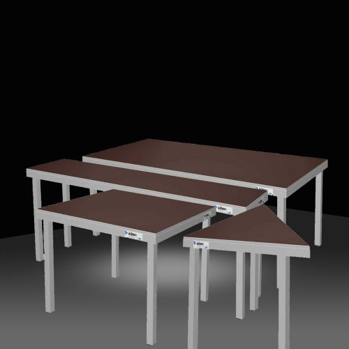 BÜTEC Bühnenpodest 1,00m x 0,50m Outdoor