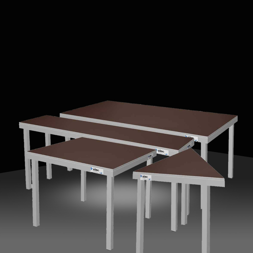 BÜTEC Bühnenpodest 1,00m x 0,50m Outdoor