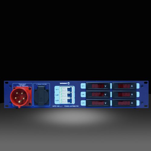 WORK WPD 163 STUV 1x CEE 16A in, 6x Schuko out, 2 HE